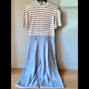 CACHE Retro Jumpsuit Blue Size 4